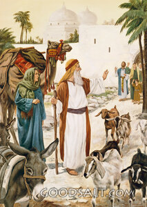 Abraham and Sarah Leave