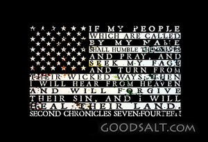 American Flag With Verse