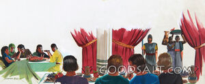 Babylonian Banquet Regarding Daniel