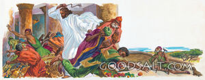 Clearing the Temple of Money Changers and Merchants