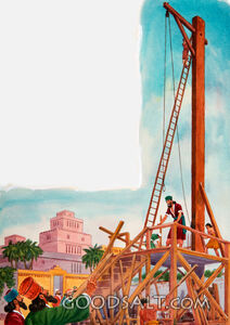 Haman Builds the Gallows