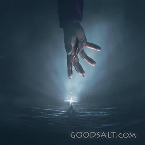 Hand of Jesus and Glowing Man