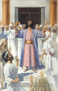 Hezekiah and the People Worshiped