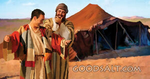 Jacob Gives Joseph a Fancy, New Coat.