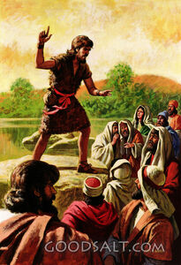 John the Baptist Preaching