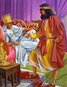 King Artaxerxes Grants Nehemiah's Request