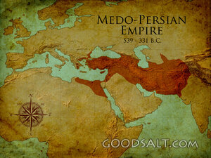 Medo-Persian Empire Map