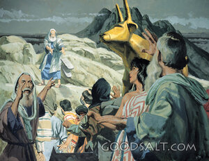 Moses Breaks the Tablets