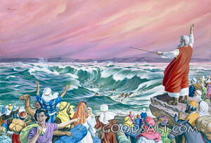 Moses Parts the Red Sea