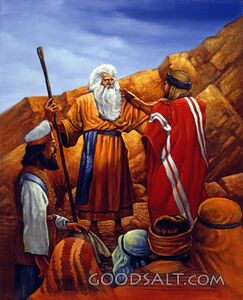 Moses Presents Joshua