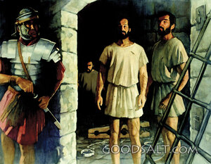 Paul and Silas in Prison